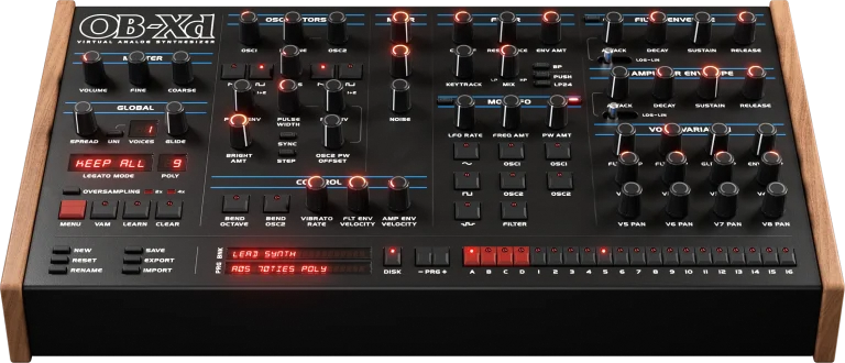 DiscoDSP OB-XD synth